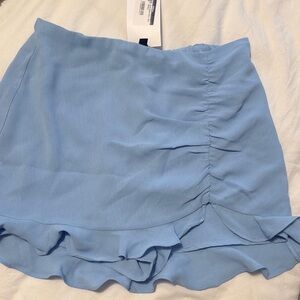 Cotton Candy Light Blue Mini Skirt